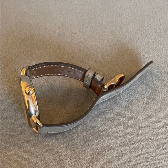 Coach Taupe Leather Strap Watch with Grey Sunray Dial - Picture 10 of 12